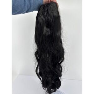 Superior Quality Black Wig Hairpiece 30 in and wig cap